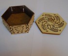 Шкатулка шестигранная (дерево)