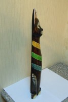 Кошка дерево зеленые полосы
